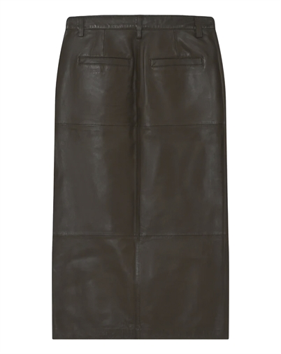 Day Birger et Mikkelsen - Anna Leather Contemporary Nederdel - Wren